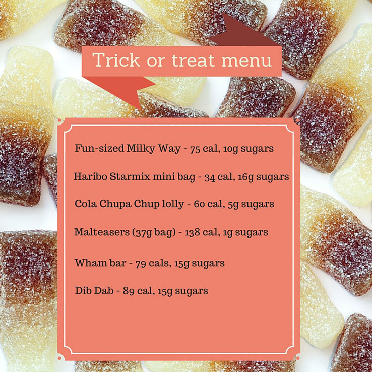 Trick or treat menu Trick or treat menu